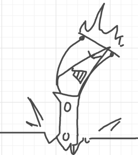 A panel from Ready Oar Knot, episode three of the Board Boards object show by Furretwalk/WalkingFurret.